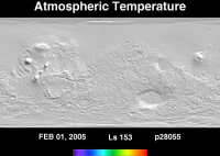 Orbit 28055atmospheric temperature map
