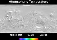 Orbit 28103atmospheric temperature map