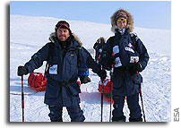 Envisat helps Polar Challenge racers on way to Magnetic North Pole