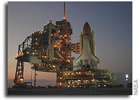 NASA’s Space Shuttle Discovery Moves to Launch Pad