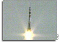 Expedition 13 Crew Lifts Off from Baikonur Cosmodrome