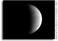 NASA Cassini Image: Moon With a Warm Heart