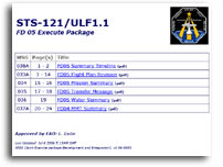 NASA STS-121/ULF1.1 FD 05 Execute Package
