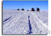 Icy Overland Trip May Add Ground Vehicles to South Pole Supply Missions