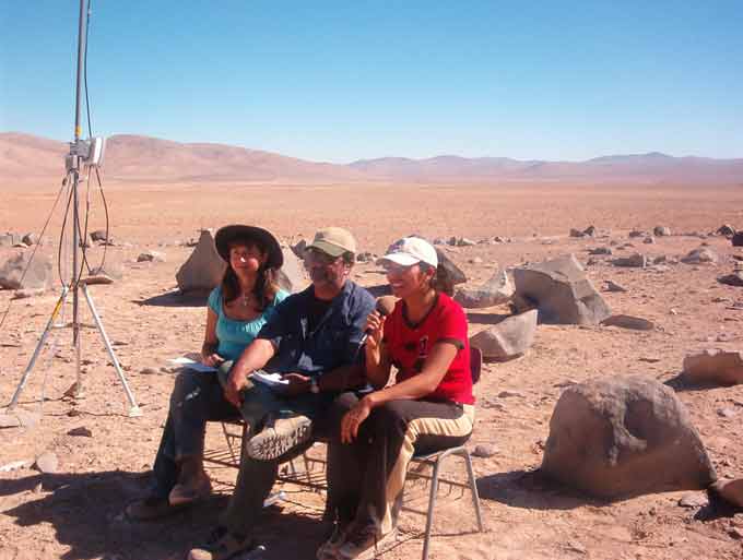 juana, benito and maite at broadcast