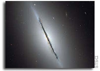 NASA Hubble Space Telescope Sees Galaxy on Edge