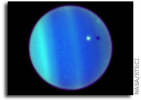 Hubble Captures A Rare Eclipse on Uranus