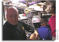 Endeavour Undergoes Heat Shield Inspection