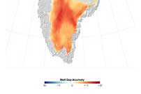 NASA finds Greenland snow melting hit record high in high places