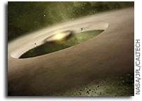 Youthful Star Sprouts Planets Early