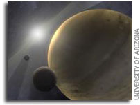 Gas giants jump into planet formation early