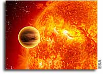Water, water everywhere – on an extrasolar planet