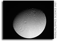 NASA Cassini Image: Dione on 19 December 2007