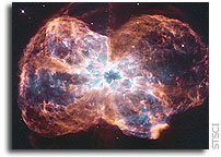 The colourful demise of a Sun-like star