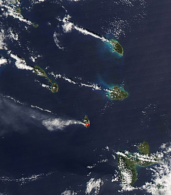 NASA MODIS Image of the Day: March 4, 2007 – Soufriere Hills on Montserrat