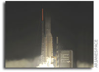 Successful dual launch for Arianespace – Skynet 5A and Insat 4B in orbit