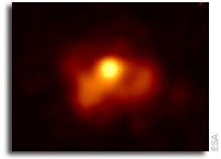 First X-ray detection of a colliding-wind binary beyond the Milky Way