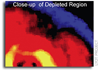 Astrophysicists observe a circumstellar disk with telltale signs of planet formation