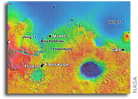 Site List Narrows For NASA’s Next Mars Landing