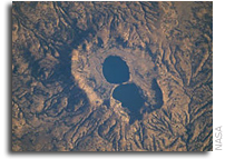 NASA International Space Station Imagery: Dendi Caldera, Ethiopia