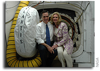 NASA FOIA Images: Mitt Romney Tours SSPF-Pad 39A at KSC on 21 January 2008