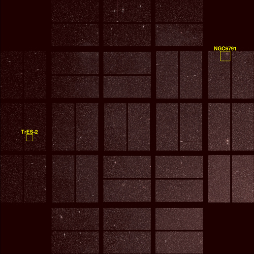 Kepler Eyes Cluster and Known Planet