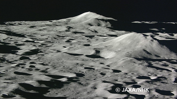 Last Photos of the Moon Captured by the HDTV Camera Aboard