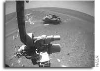 Possible Meteorite Imaged by Opportunity Rover on Mars
