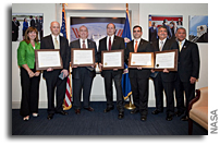 President Obama and NASA Administrator Bolden Recognize Employees for Roles in Chilean Miner Rescue