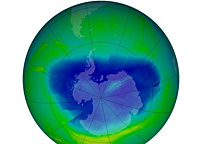 Antarctic Ozone Hole 2010