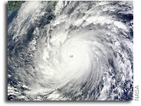 NASA’s Terra Satellite Catches Powerful Supertyphoon Megi