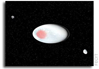 The size and shape of the oblong dwarf planet Haumea