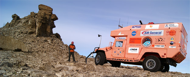 The Haughton-Mars Project's Mars-1 Humvee Rover