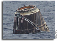 SpaceX Dragon Capsule Returns To Earth After First Commercial Flight To Space Station