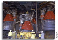 NASA Administrator Congratulates Apollo Engine Recovery Team