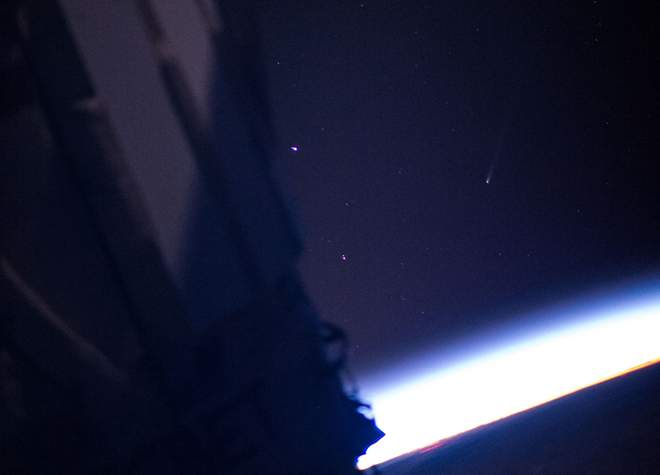 Comet ISON As Seen from the ISS