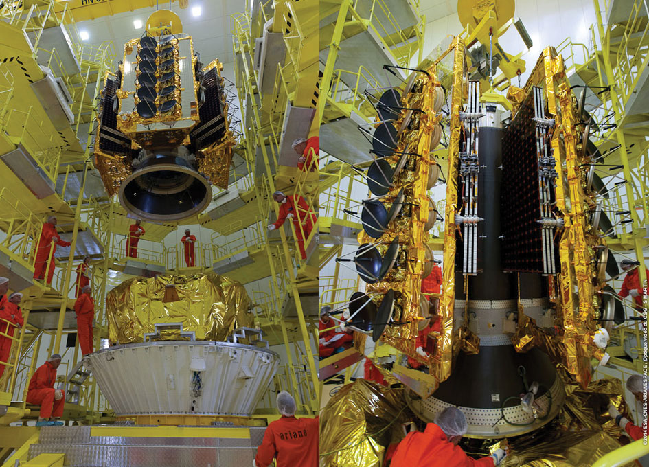 O3b’s Satellite Cluster Receives its Orbital “Kick” for the Upcoming Arianespace Soyuz Launch