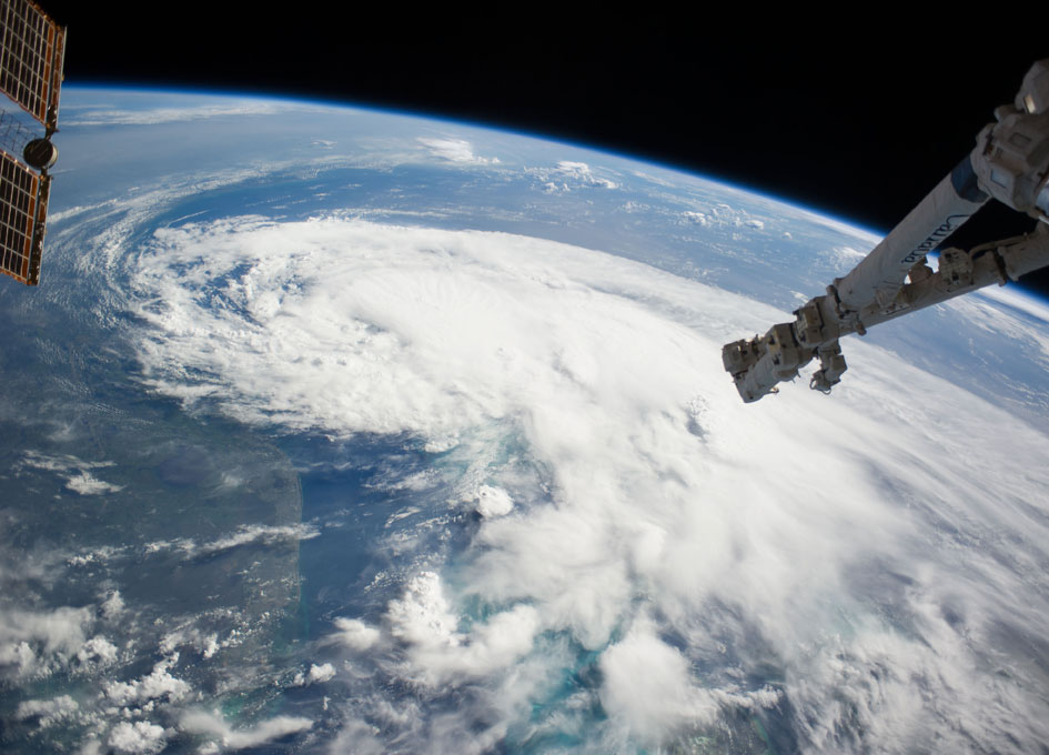 International Space Station View of Tropical Storm Arthur