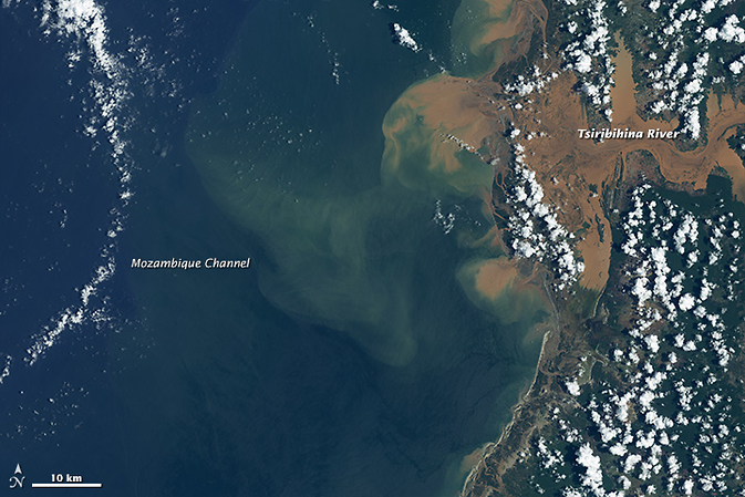 Flooding in Madagascar Caused by Tropical Storm Chedza