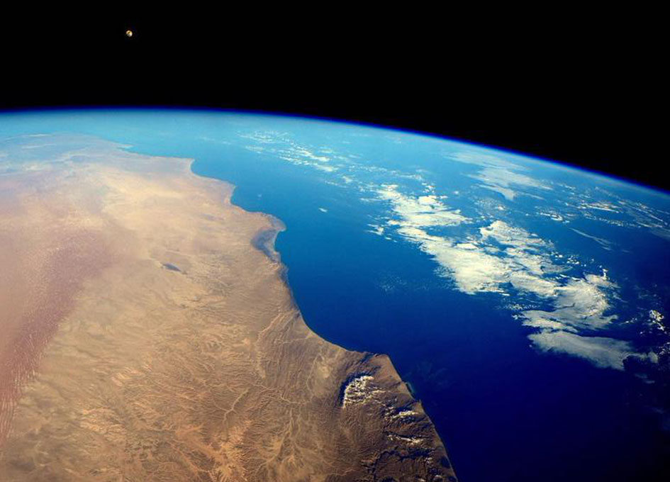 Moonrise From Orbit