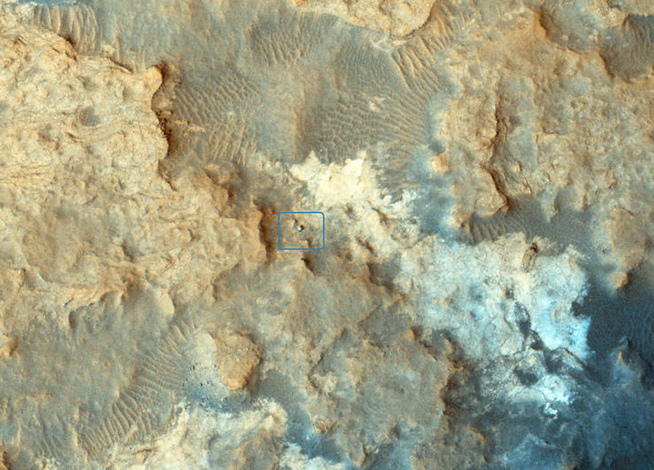 Curiosity Rover at Pahrump Hills