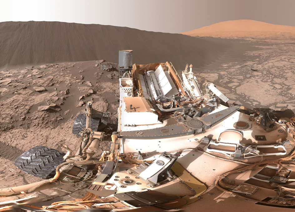 Full-Circle Panorama Beside Namib Dune on Mars