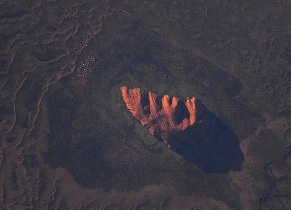 Uluru – Ayer’s Rock – Seen From Orbit