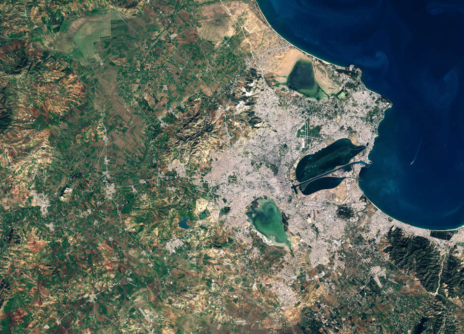 Earth from Space: Tunis Wetlands, Tunisia