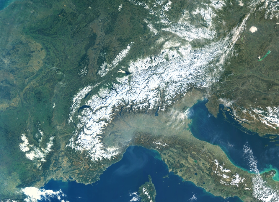 Earth from Space: The Alps