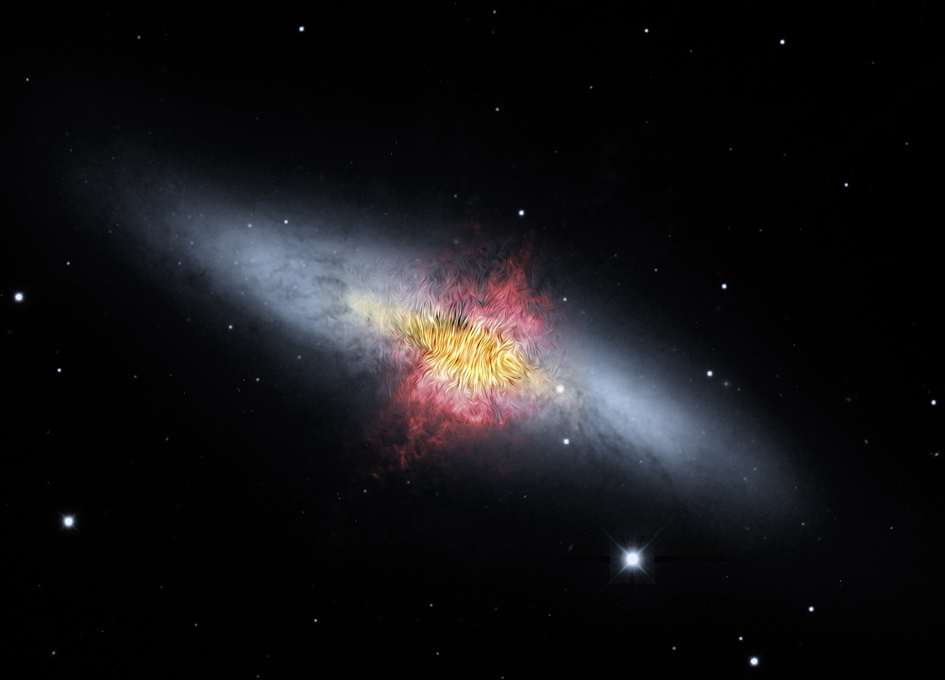 Galactic Wind Provides Clues to Evolution of Galaxies