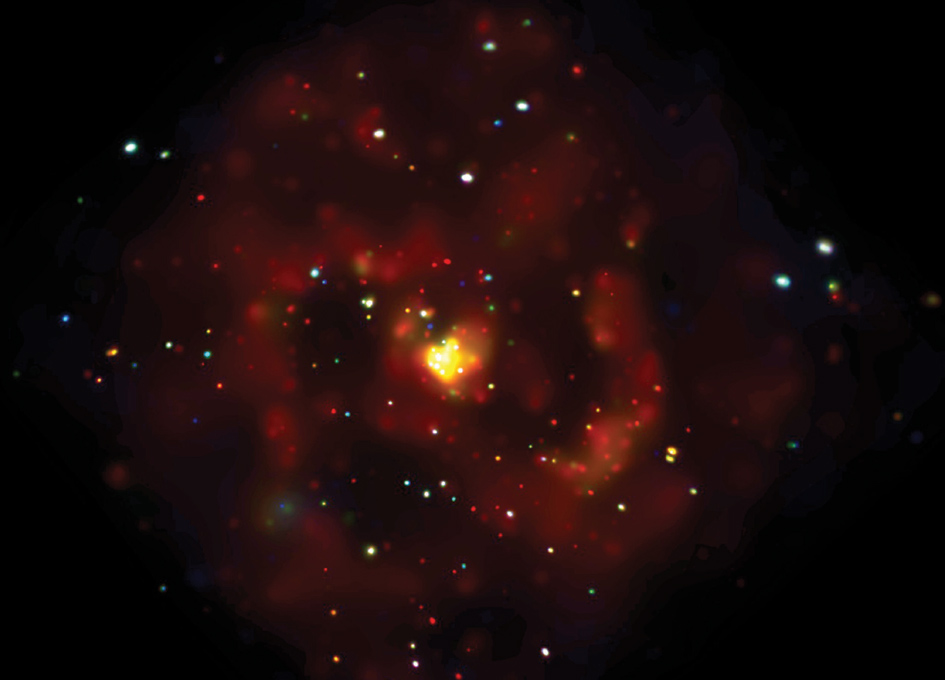 X-rays Reveal Nature of Spiral Galaxy’s Boisterous Activity