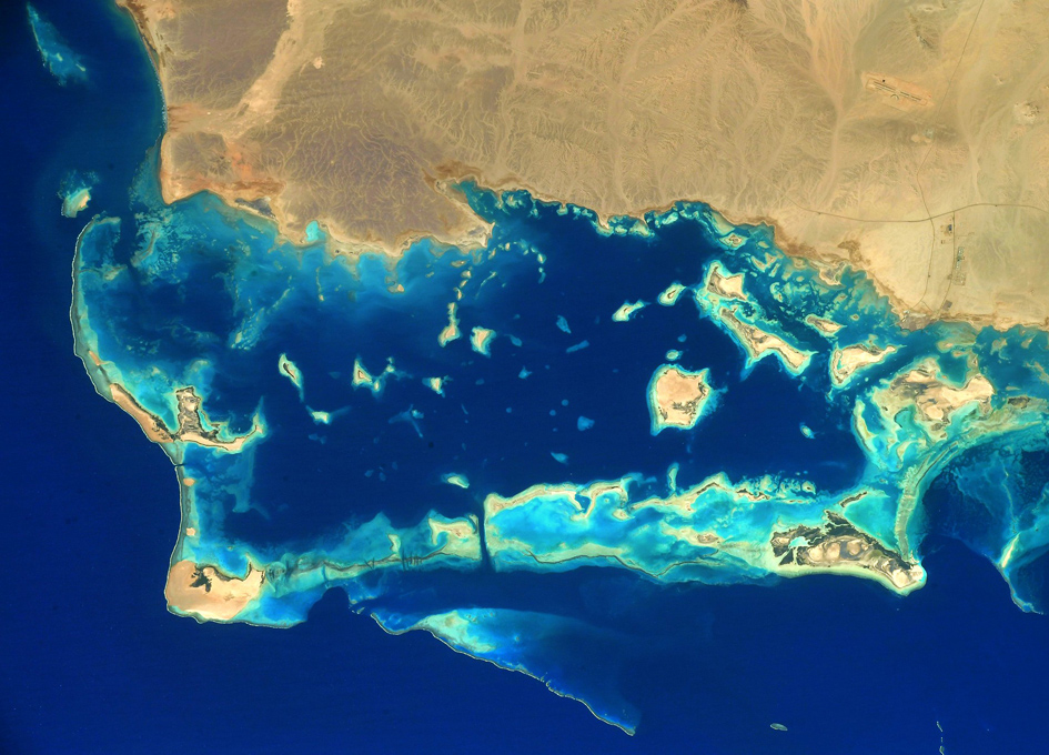 Red Sea As Viewed From The International Space Station