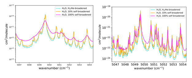 Cross-sections for Heavy Atmospheres: H2O Self-broadening