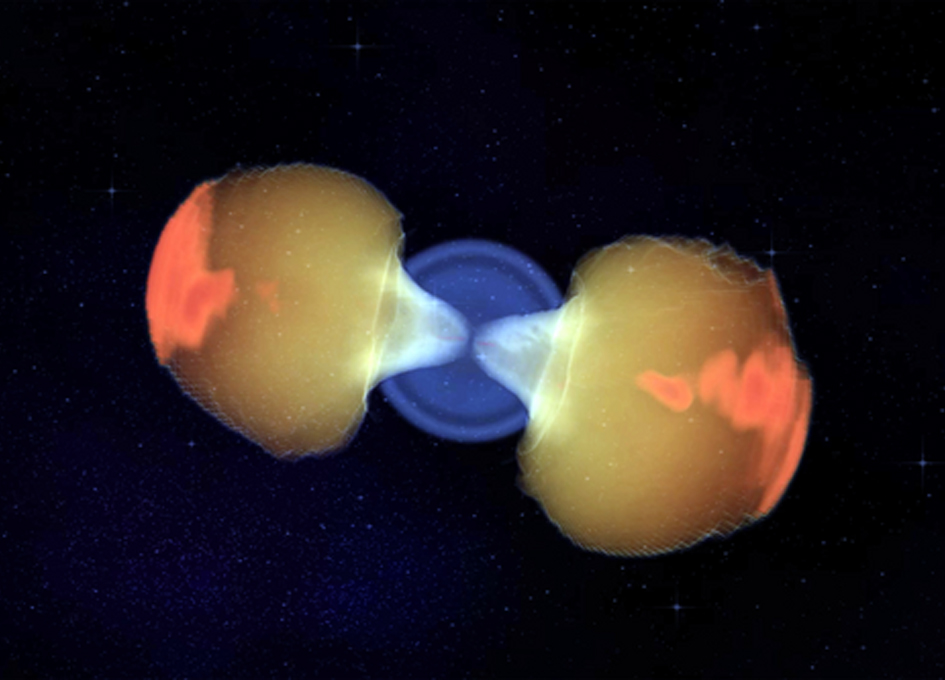 Falling Stardust, Wobbly Jets Explain Blinking Gamma Ray Bursts